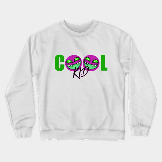 cool kid Crewneck Sweatshirt by damieloww